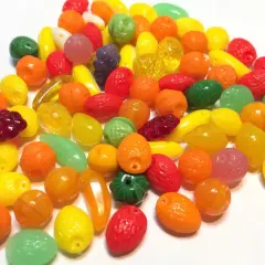 Czech Glass Fruit Bead Bright Mix