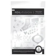 Tonic Studios Foil Fusion Adhesive Sheet-A Candy Cane Christmas