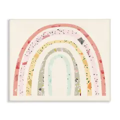Stupell Industries Children's Abstract Pattern Rainbow Canvas Wall Art