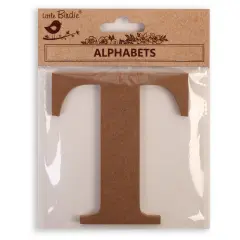 Little Birdie MDF Alphabets Upper Case 4" 1/Pkg-T