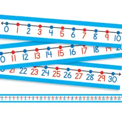 Student Number Lines Desk Tape, Grade K-3, Pack of 30