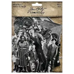 Tim Holtz Idea-ology Paper Doll Poses-62 Pieces