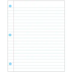 Large Magnetic Notebook Page, 12" x 15"