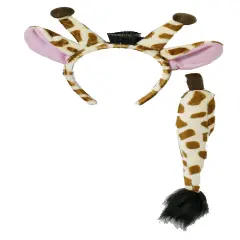 Giraffe Ears & Tail Costume Accessory Kit