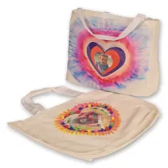 Color-Me&trade; Bags with Heart Photo Pocket (Pack of 12)