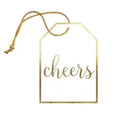 Patterned Strung Gift Tags 3-1/2" X 3-1/2"