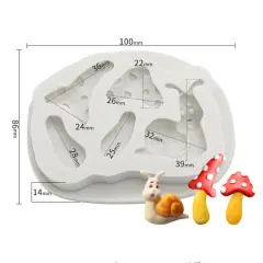 Mushroom Snail silicone mold