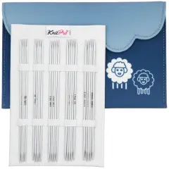 KnitPro-Nova Deluxe Double Pointed Needle Set 6"-Set Of 9 Pair