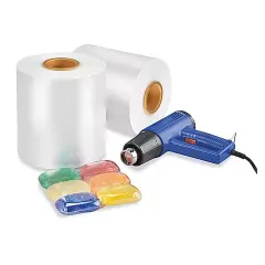 100 Gauge Pvg Shrink Film Tubing 12" x 1500 Yards