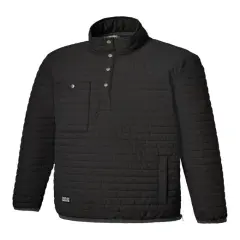 Dri Duck&reg; Men's Keystone Quilted Pullover BLACK