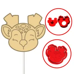 Reindeer Christmas Cake Pop mold