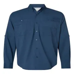 Paragon&reg; Kitty Hawk Performance Long Sleeve Fishing Shirt Navy