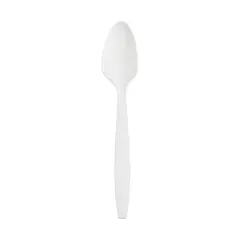 White Plastic Disposable Spoons (1000 Spoons)