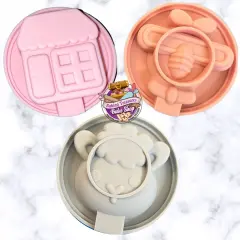 Full Set Lamb/ Lama, Airplane and House Cakesicle Silicone Mold