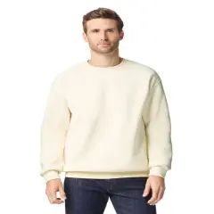 Gildan&reg; Hammer Maxweight Crewneck Long Sleeve Sweatshirt Soft, Durable, and Classic Fit OFF WHITE