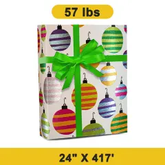Cheery Ornament Gift Wrap Roll 24" x 417' 1 Roll