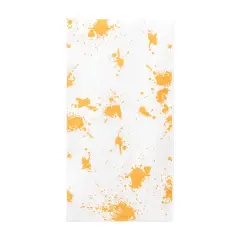 Durable White with Gold Paint Splatter Paper Dinner Napkins (600 Napkins)