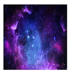 Galaxy Edible Cake Topper-1/4 Sheet