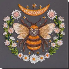 Mid-sized Bead Embroidery kit - Honey dream