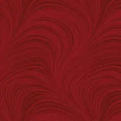 Red Medium Color Wave Texture Flannel Wideback Fabric per yard