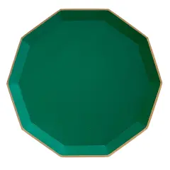 EMERALD GREEN SIGNATURE LARGE PLATES