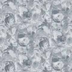 Grey First Light Paint Swirls Cotton Wideback Fabric per yard