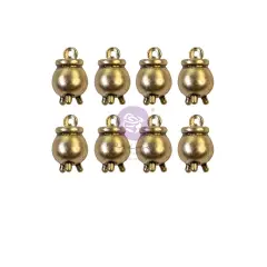 Thirty-One Collection Metal Embellishments - Cauldron Charms - 8 pcs