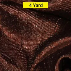 Shantung Satin Fabric Satin Dupioni Silk for Apparel and Garments 60" wide Brown