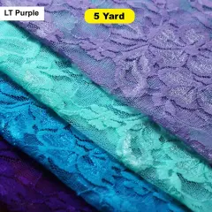 Jasmine Stretch Lace Purple