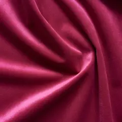 Giselle Plush Velvet Fabric Luxuriously Soft & Richly Textured 100% Polyester, 55" Wide Raspberry