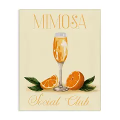 Stupell Industries Mimosa Social Club Canvas Wall Art Design by Hey Bre! Creative Studio
