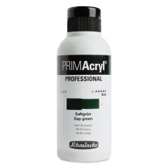 Schmincke Primacryl Professional Fluid Acrylic - Sap Green, 250 ml bottle
