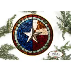 Texas Lone Star State Round Sign