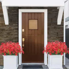 20 Bundles Artificial Flowers Outdoor