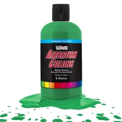 Grass Green, Opaque Acrylic Airbrush Paint, 8 oz.