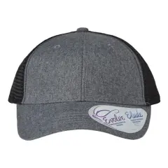 Infinity Her&reg; Women's Modern Trucker Cap Heather Grey/ Black