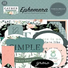 Echo Park-Carta Bella Cardstock Ephemera 33/Pkg-Icons, Gather At Home