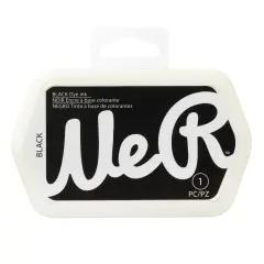We R Stamping Dye Ink Pad-Black