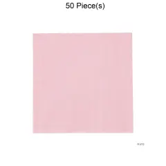 Solid Color Luncheon Napkins Bulk 50 Pc Candy Pink