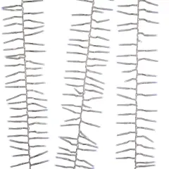 Kurt Adler 1000-Light 32.8-Foot Cool White LED Cluster Garland