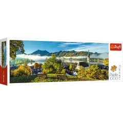 Panorama 1000 Piece Jigsaw Puzzles, By The Schliersee Lake, Germany, Idyllic Landscape, Bavarian Alps, Adult Puzzles, Trefl 29035