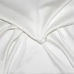 Rayon Satin Stretch 1 Yard Solid Ivory Fabric 53/54" Wide Soft Draping Apparel & Home Decor Material