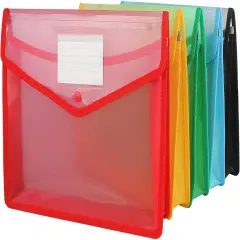 A4 Plastic Wallet Folder Envelope
