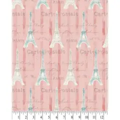 Iconic Paris Cotton Fabric | By the Yard | Sewing and Crafting | 44 inches wide