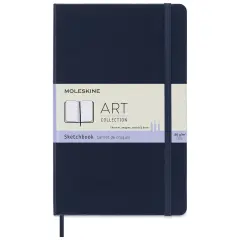Moleskine Sketchbook - Sapphire Blue, Large, 8-1/4" x 5"