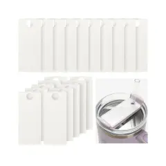 Craft Express 20 Pack 40oz Tumbler Acrylic Rectangle Name Tags