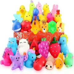 26 Pack Mochi Squishy Toys - Kawaii Cat