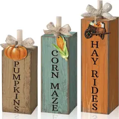 3 Pcs Fall Table Decor Thanksgiving Table Centerpiece