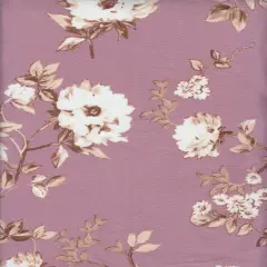 1 Yard 100% Polyester Floral CEY Airflow Fabric, 58/59" Wide MAUVE