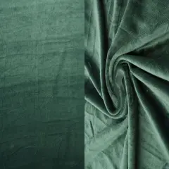 1 Yard Velvet Solid Fabric Soft Stretch Luxurious Feel 58/60" Wide Seafoam DK